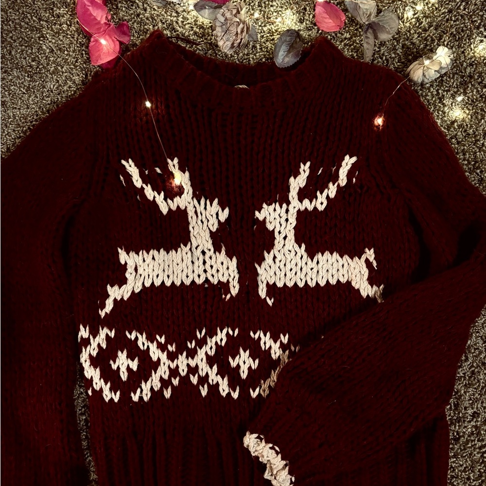 Christmas Free People Sweater !